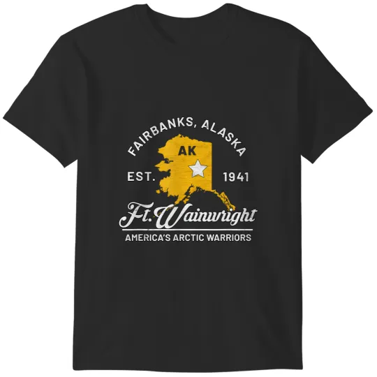 Discover fort wainwright alaska ak vintage america's arctic warriors T-Shirts