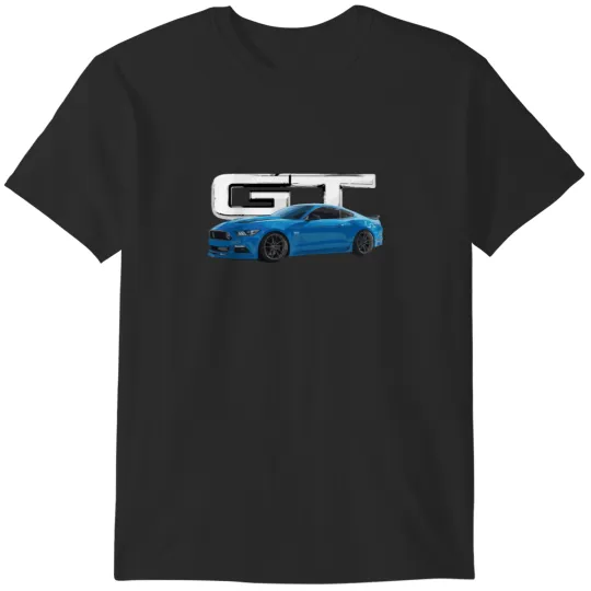 Discover s550 Grabber Blue Mustang GT 5.0L V8 usa T-Shirts