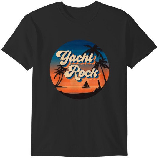 Discover Yacht Rock Circle T-Shirts