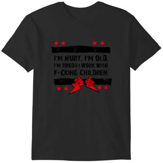 Discover Old Man Punk Humor T-Shirts: I'm Hurt, I'm Old, I'm Tired