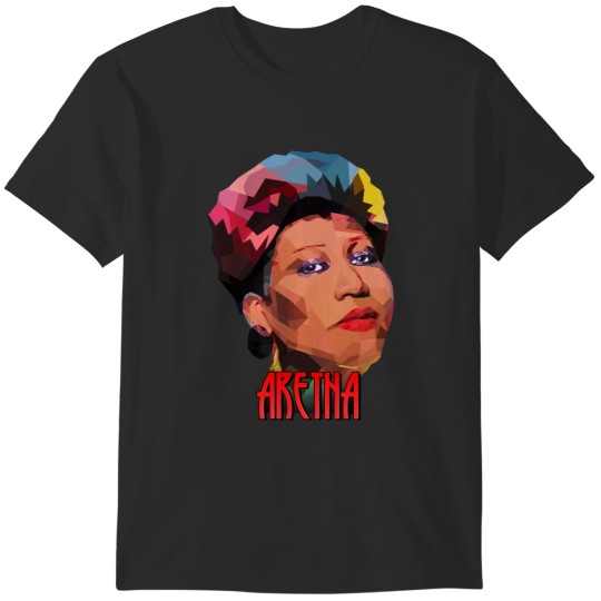 Discover Gift Idea Aretha American Franklin Pianist Funny Graphic Gifts T-Shirts