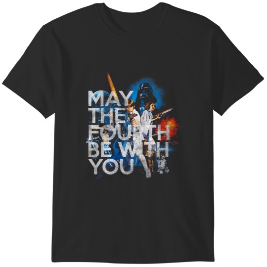 Discover s may the fourth be with you vintage movie poster T-Shirts