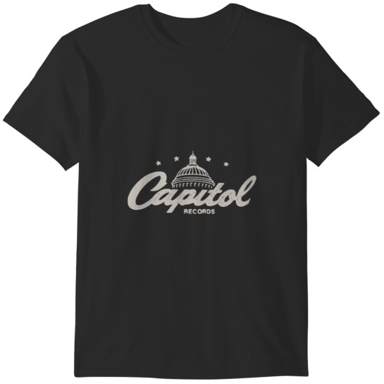 Discover Capitol Records 45 label logo T-Shirts