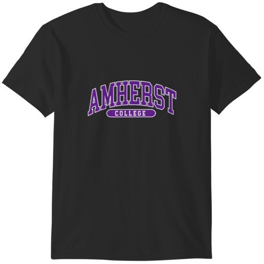 Discover amherst - college font curved T-Shirts