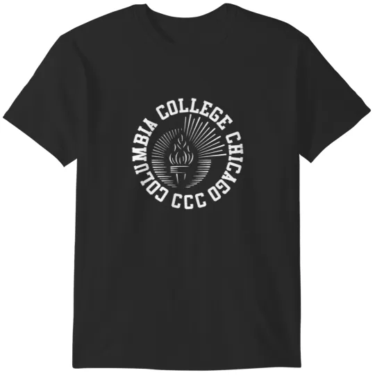 Discover Columbia College Chicago CCC Logo T-Shirts