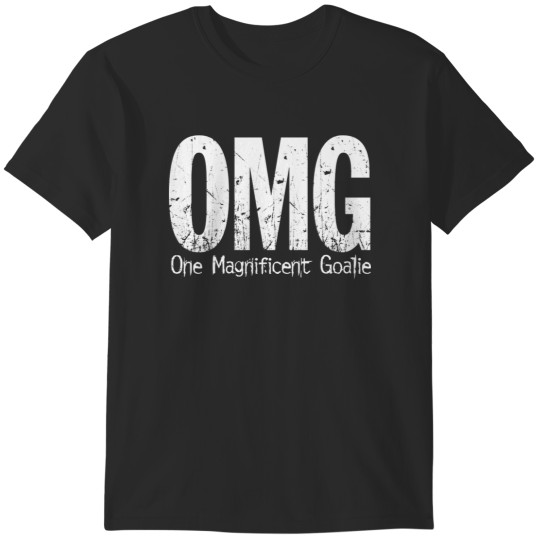 Discover OMG One Magnificent Goalie soccer T-Shirts