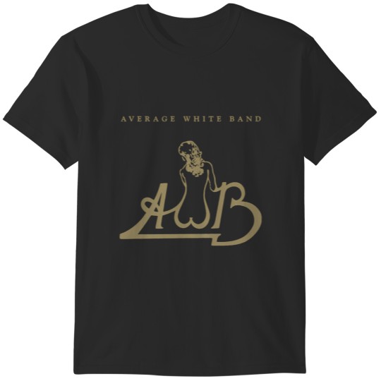 Discover Awb Average White Band Gold Logo Album 1974 T-Shirts