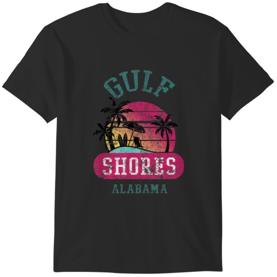 Discover fun gulf shores vintage distressed Albm beach novelty T-Shirts