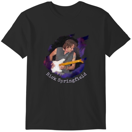 Discover Rick Springfield with Guitar T-Shirts