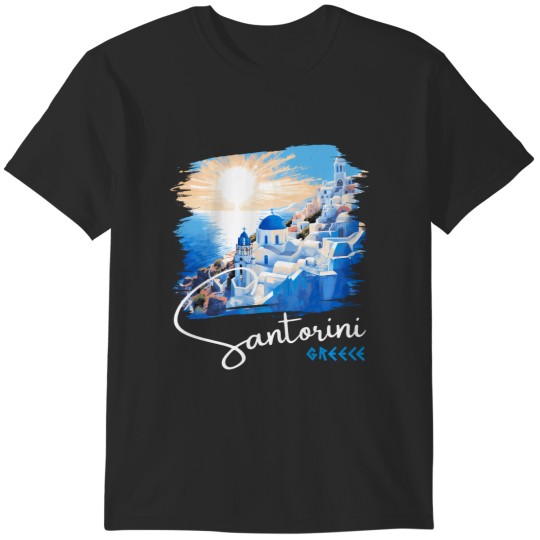 Discover santorini greece santorini T-Shirts