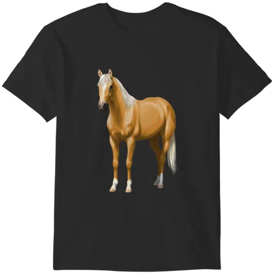 Discover Beautiful Palomino Quarter Horse Stallion T-Shirts