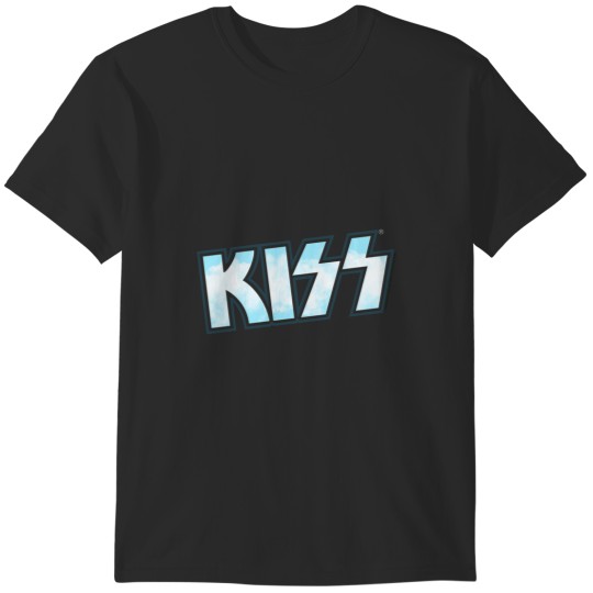 Discover Clouds Blue Sky Kissa The Band Logo T-Shirts