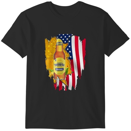 Discover Twisted-Tea American Flag Beer 4th of July T-Shirts