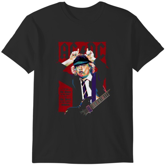 Discover Angus Young WPAP T-Shirts