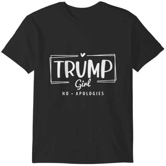 Discover Trump Girl No Apologies Election 2024 T-Shirts