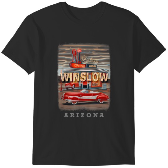 Discover winslow Arizonna az highway revival sd924 T-Shirts