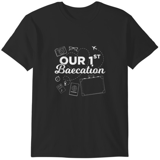 Discover Couples Vacation Our 1st Baecation 3942 T-Shirts