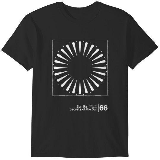 Discover Sun Ra - Secrets of the Sun  Minimal Style Graphic Artwork Design T-Shirts
