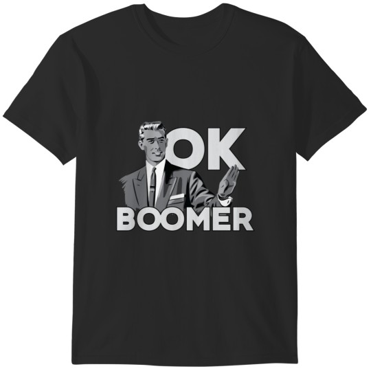 Discover Ok Boomer Correction Guy Sticker T-Shirts