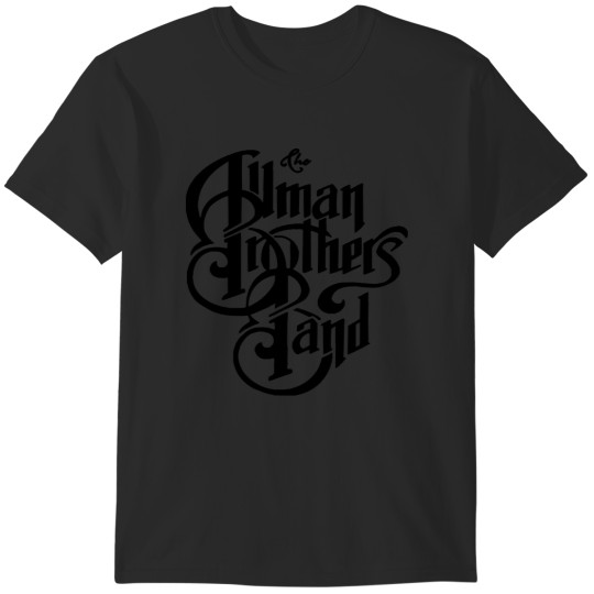 Discover Vintage Allman Bothers Typography Logo T-Shirts