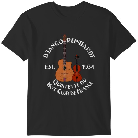 Discover Django Reinhardt & Stephane Grappelli Quintette du Hot Club de France T-Shirts