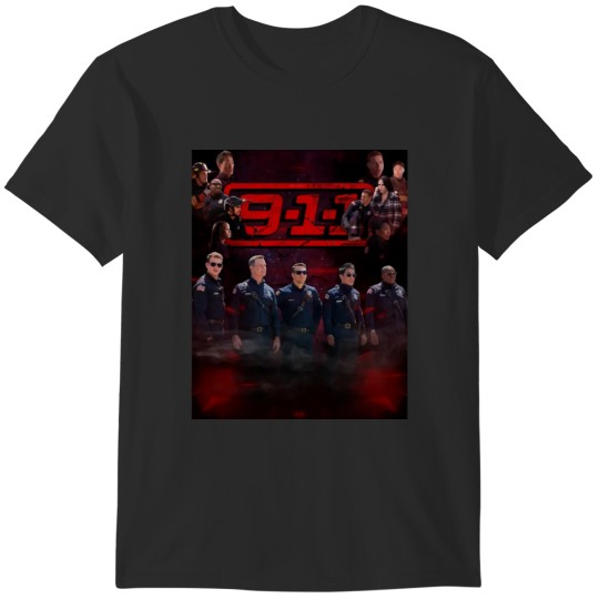 Discover 9-1-1  Cast Purple Red Haze T-Shirts