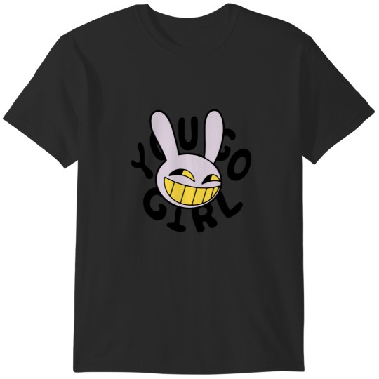 Discover Digital Circus Merch Jax Iconic Quote You Go Girl T-Shirts