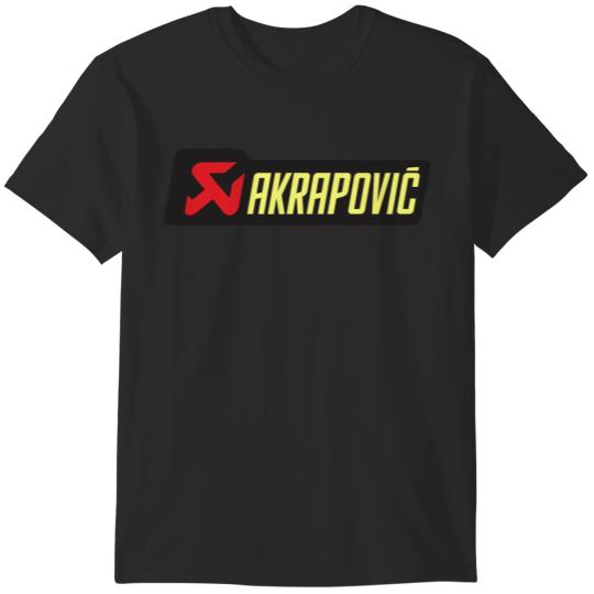 Discover Akrapovic Logo Merch T-Shirts