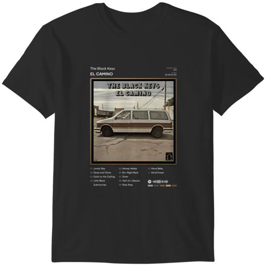 Discover 68 The Black Keys - El Camino Tracklist Album T-Shirt T-Shirts