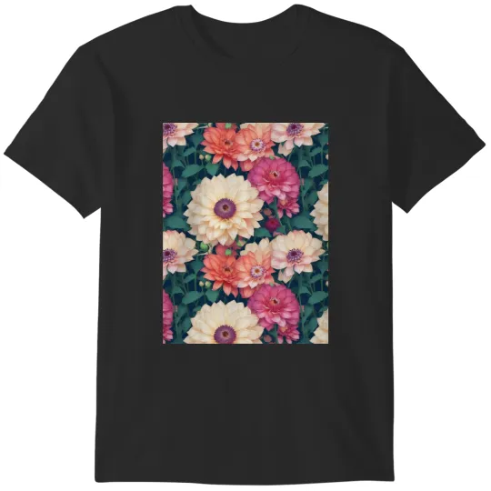 Discover Blossoming Garden Haven Graphic T-Shirts