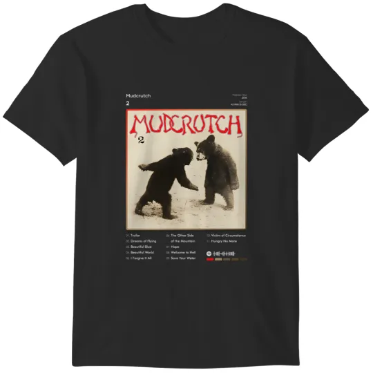 Discover 203 Mudcrutch - 2 Tracklist Album T-Shirt T-Shirts