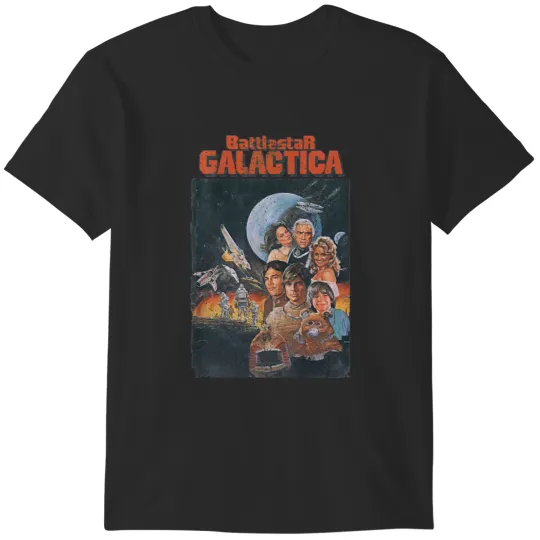 Discover Vintage Distressed Battlestar Galactica T-Shirts
