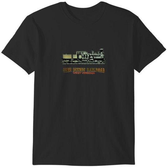 Discover Vintage Cass Scenic Railroad - Cass, West Virginia T-Shirts