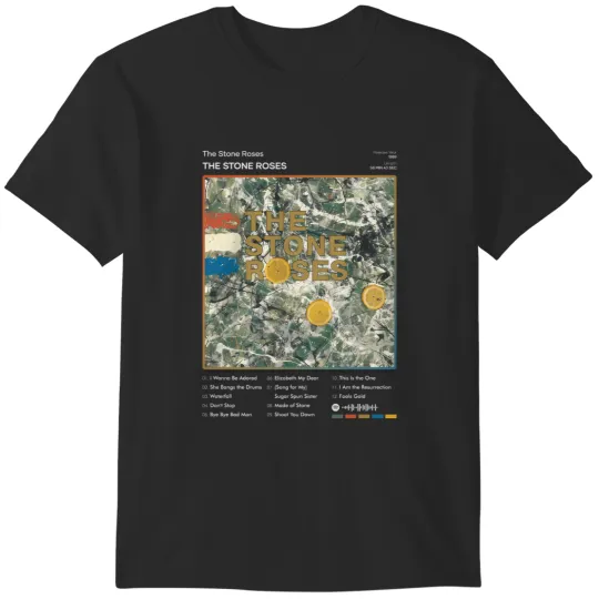 Discover 32 The Stone Roses - The Stone Roses Tracklist Album T-Shirt T-Shirts