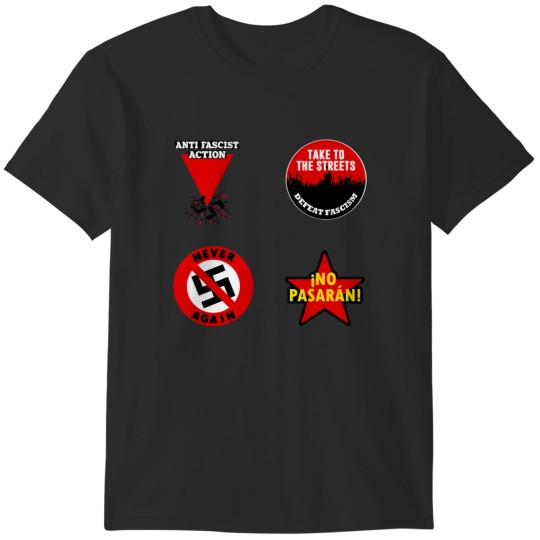Discover antifascist multipack bundle antifa socialist T-Shirts