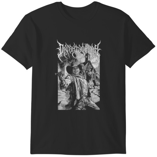 Discover Dwight Yoakam Gunslinger Black Metal T-Shirts