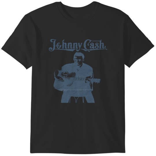 Discover Johnny Cash - Blue Vintage Color T-Shirts