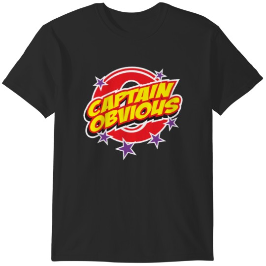 Discover Captain Obvious Funny Super Hero T-Shirts