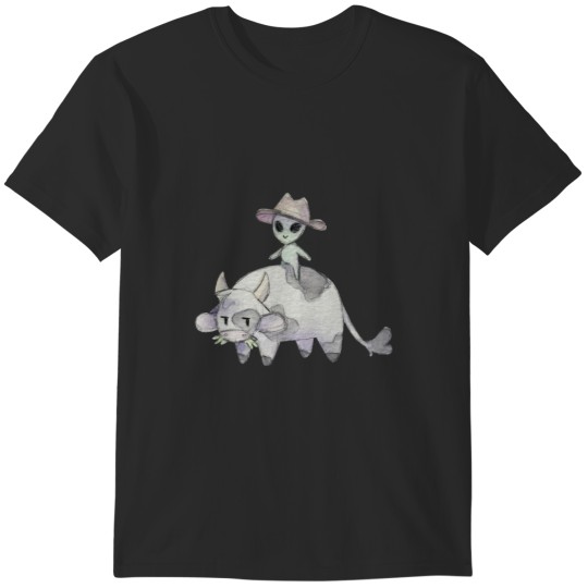 Discover Alien Cowboy Active(1) T-Shirts