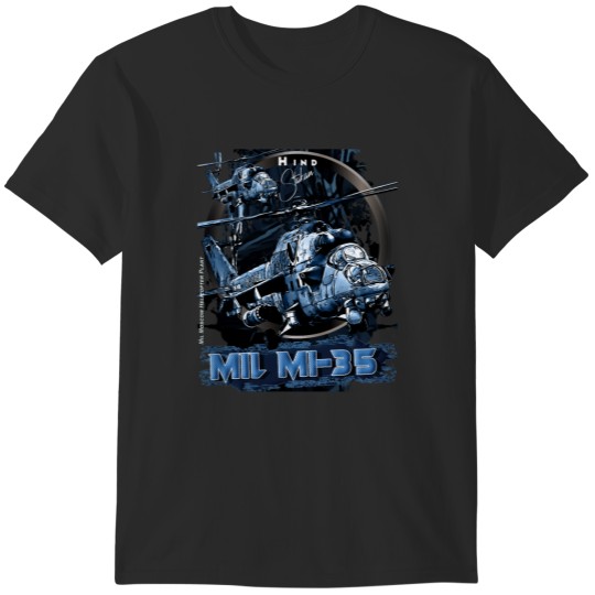 Discover Mi-35 Hind Attack Helicopter Active T-Shirts