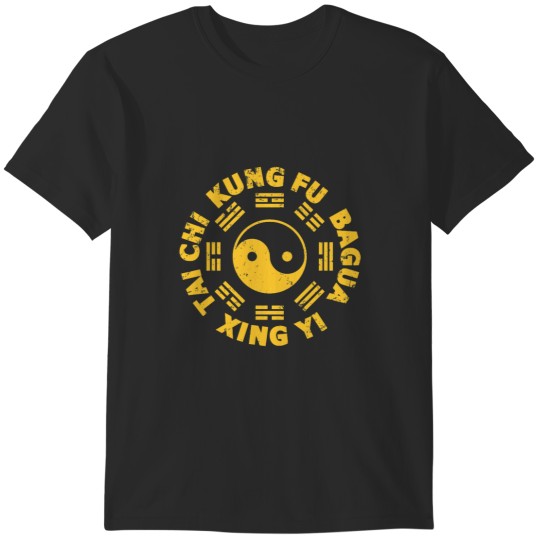 Discover KUNG FU Tai Chi Xingyi Bagua Symbol T-Shirts