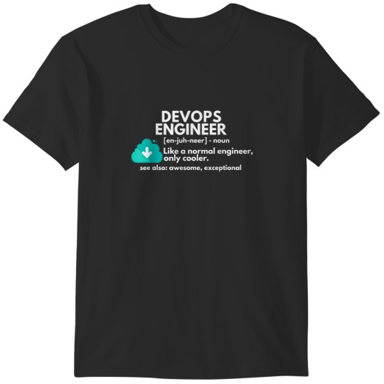 Discover DevOps Engineer Definition Funny Engineering T-Shirts