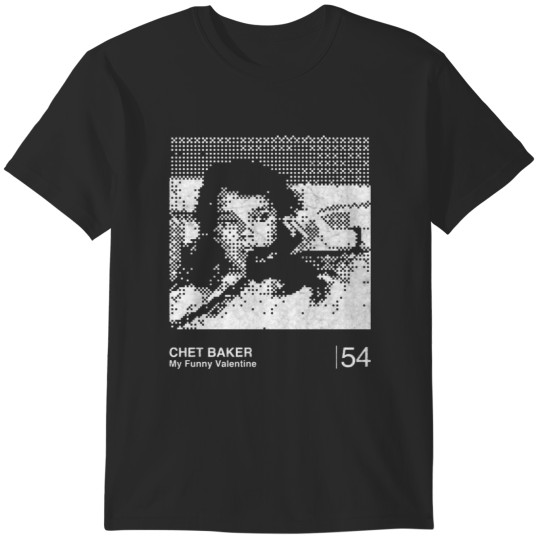 Discover Chet Baker  Minimalist Graphic Design Fan Artwork T-Shirts