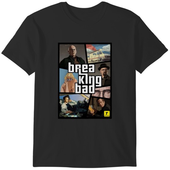 Discover Breaking Bad GTA edition T-Shirts
