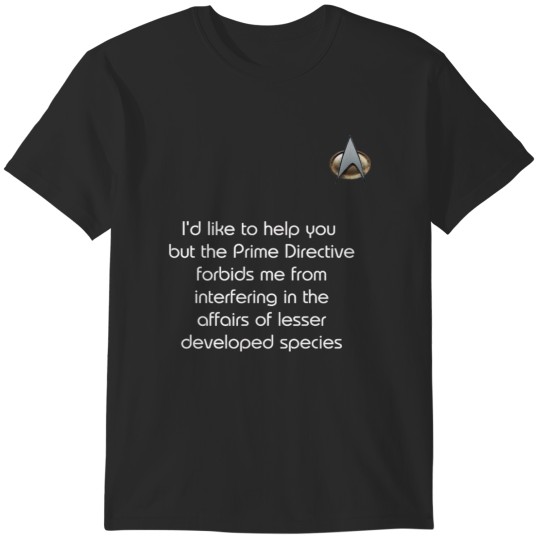 Discover Rude startrek2020 Prime Directive T-Shirts