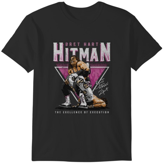 Discover Bret Hart Sharpshooter Triangle T-Shirts