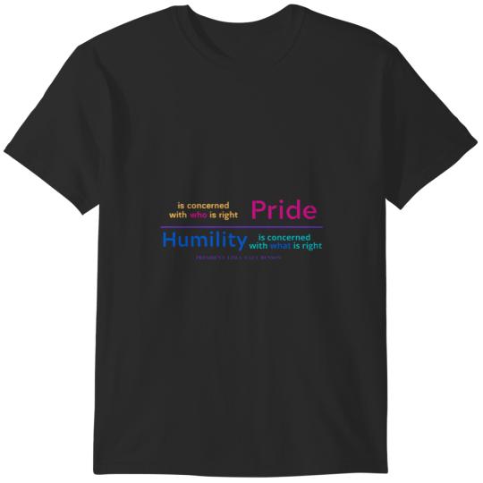Discover Pride Humility T-Shirts