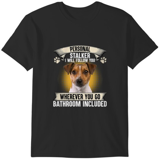 Discover Dog Rat Terrier Personal Stalker I Will Follow You Rat Terrier Lovers T-Shirts