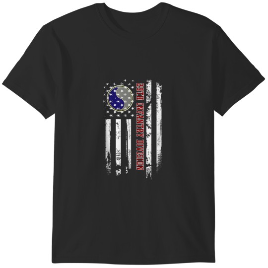 Discover 29th Infantry Division Veteran USA Flag Veterans Day Xmas T-Shirts