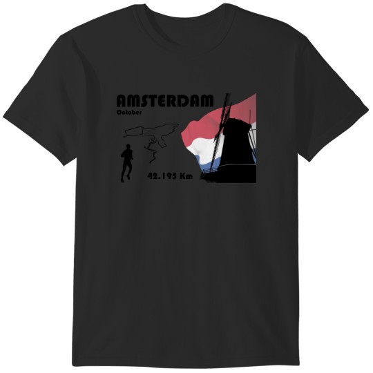 Discover Amsterdam marathon T-Shirts